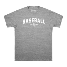 Load image into Gallery viewer, Baseball Heather Grey Tee