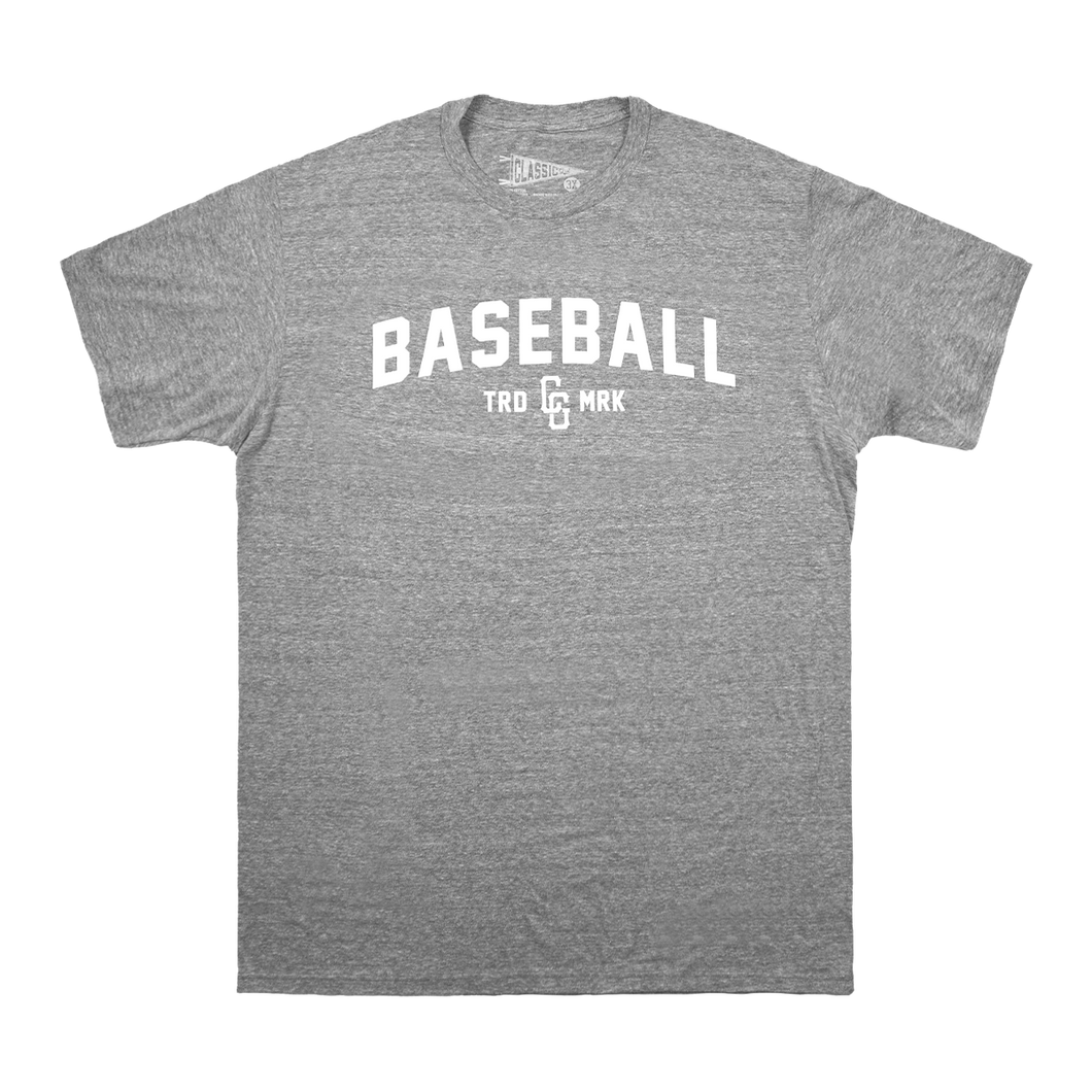 Baseball Heather Grey Tee